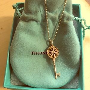 Authentic Tiffany & Co. Key necklace